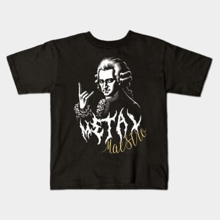 Mozart Rocks: Classical Meets Metal Kids T-Shirt